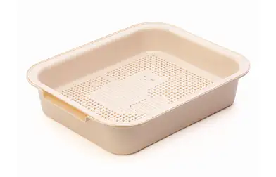Альта Лоток для кошек с сеткой бежевый