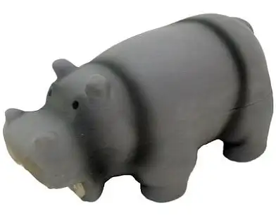 Homepet бегемот, игрушка для собак, с пищалкой
